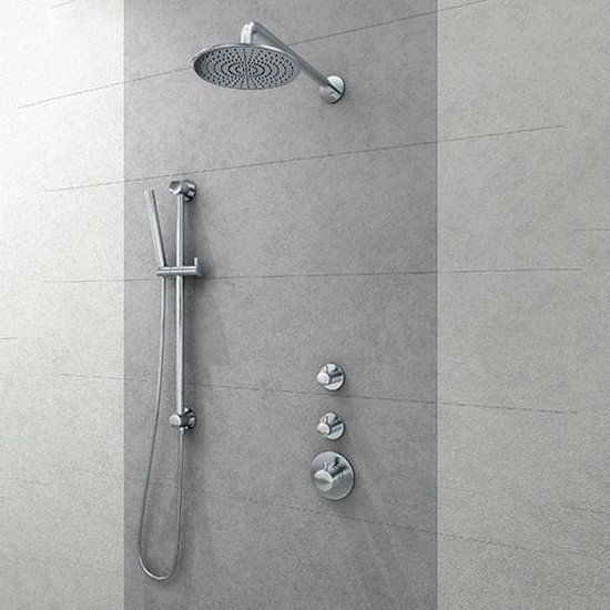 Saniclass Brauer Thermostatische Regendouche 20cm Inbouw ColdSmart