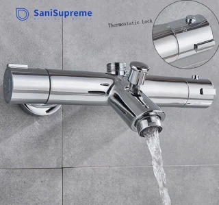 SaniSupreme Florida opbouw doucheset 8 inch chroom