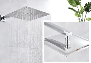SaniSupreme Manhattan Premium LCD 10 inch Doucheset Chroom