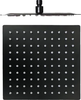 SaniSupreme Manhattan vierkante hoofddouche 40x40 mat zwart