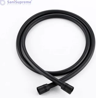 SaniSupreme Montana 20cm regendouche 2-weg zwart inbouw