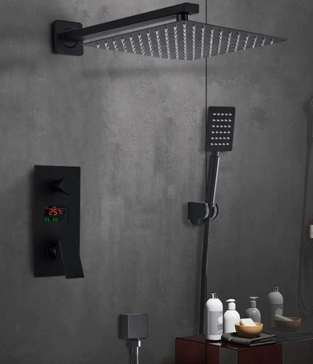 Wat vinden we goed aan de Sanisupreme Promobundel Monaco Premium Luxe Inbouw Doucheset Zwart