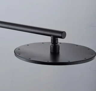 SaniSupreme Sacramento 12 inch Regendouche Zwart Inbouw