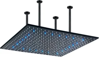 SaniSupreme San Francisco Inbouw Thermostatische Doucheset 60 cm Mat Zwart