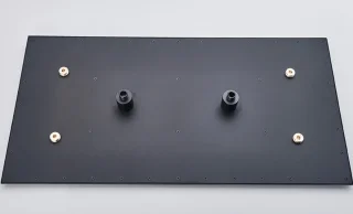 SaniSupreme SmartPulse Monaco Plafond Doucheset 40x80 cm mat zwart