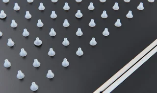 SaniSupreme SmartPulse Plafond LED Regendouche La Paz 50x36 cm Zwart