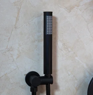 SaniSupreme Turijn Inbouw Doucheset 10 inch mat zwart