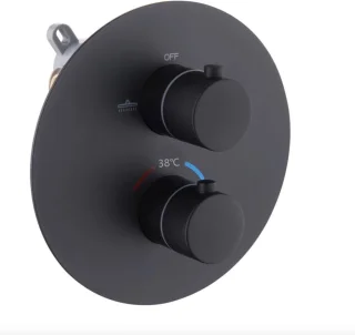 SaniSupreme Turijn Inbouw Doucheset 10 inch mat zwart