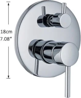 SaniSupreme Yosemite Massief Regendoucheset Inbouw Chroom