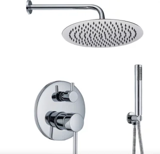 SaniSupreme Yosemite Massief Regendoucheset Inbouw Chroom