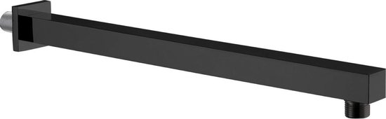 Sapho SL102 Douchearm vierkant 40 cm mat zwart