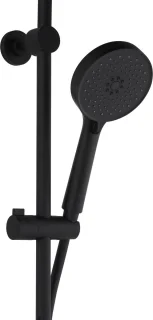 Saqu Dream Regendouche Ø25cm Thermostaat Mat Zwart Rond