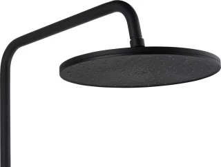 Saqu Dream Regendouche Ø25cm Thermostaat Mat Zwart Rond