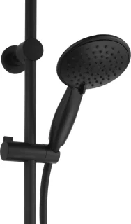 Saqu Dream Regendouche Ø25cm Thermostaat Mat Zwart Rond