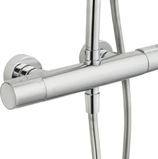 Saqu Dream Regendouche Rond 25cm Chroom Thermostaatkraan
