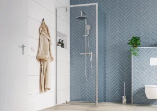 Saqu Eurotrend Regendouche Ø 22.5cm met Thermostaatkraan Chroom Rond