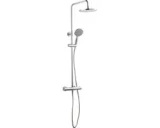 Saqu Eurotrend Regendouche Ø 22.5cm met Thermostaatkraan Chroom Rond