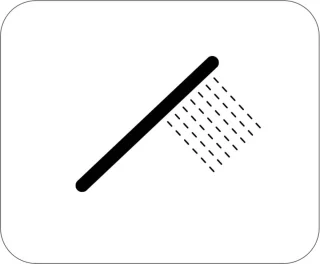 Saqu Eurotrend Regendouche Ø22.5cm Mat Zwart Thermostaatkraan