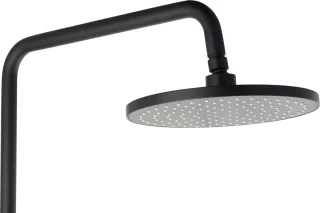 Saqu Eurotrend Regendouche Ø22.5cm Mat Zwart Thermostaatkraan