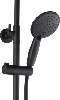 Saqu Eurotrend Regendouche Ø22.5cm Mat Zwart Thermostaatkraan