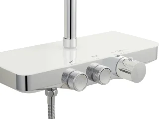 Saqu Total Control Regendouche 30cm met Thermostaatkraan en Planchet Chroom