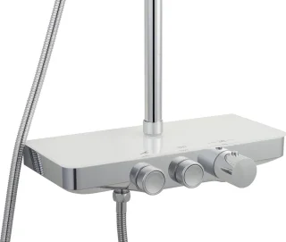 Saqu Total Control Regendouche 30cm met Thermostaatkraan en Planchet Chroom