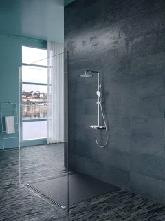Saqu Total Control Regendouche 30cm met Thermostaatkraan en Planchet Chroom