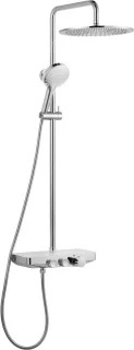 Saqu Total Control Regendouche 30cm met Thermostaatkraan en Planchet Chroom