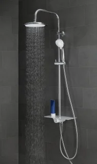 SCHÜTTE Aquastar Douchesysteem Chroom Wit