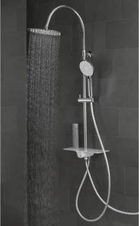 SCHÜTTE Aquastar Douchesysteem Chroom/Wit