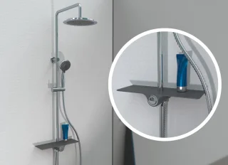 SCHÜTTE Aquastar Douchesysteem Regendouche Chroom Antraciet