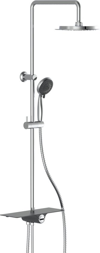 SCHÜTTE Aquastar Douchesysteem Regendouche Chroom Antraciet review