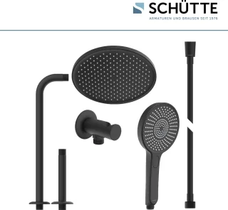 SCHÜTTE KARIBIK Doucheset Mat Zwart