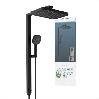 SCHÜTTE La Palma Hoofddouche Set Mat Zwart