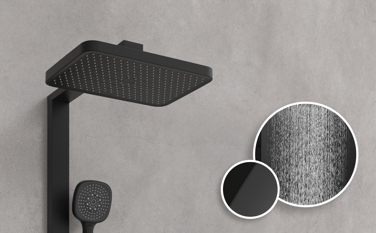 Wat vinden we goed aan de SCHÜTTE La Palma Hoofddouche Set Mat Zwart