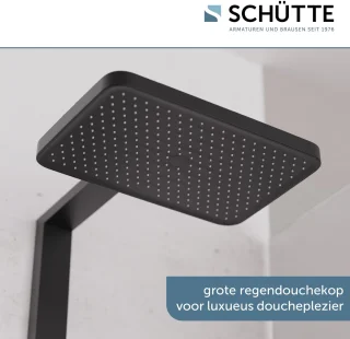 SCHÜTTE La Palma Hoofddouche Set Mat Zwart