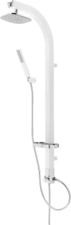 SCHÜTTE Madagaskar Regendouchesysteem 123 cm Wit/Chroom