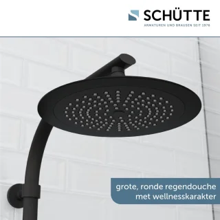 SCHÜTTE Madura Fresh Regendouche Zwart Mat Thermostatisch