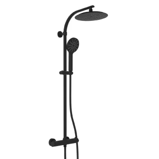 SCHÜTTE Madura Fresh Regendouche Zwart Mat Thermostatisch