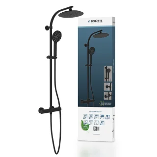 SCHÜTTE Madura Fresh Regendouche Zwart Mat Thermostatisch