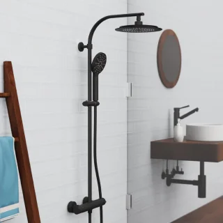 SCHÜTTE Madura Fresh Regendouche Zwart Mat Thermostatisch