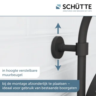 SCHÜTTE Madura Fresh Regendouche Zwart Mat Thermostatisch