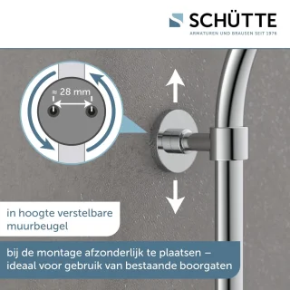 SCHÜTTE Madura Fresh Regendouchesysteem met Thermostaat Chroom