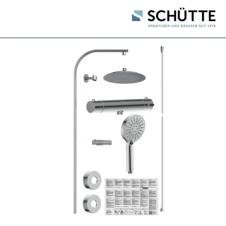SCHÜTTE Madura Fresh Regendouchesysteem met Thermostaat Chroom