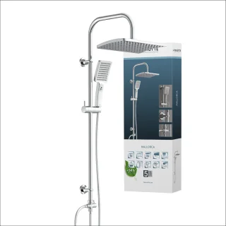 SCHÜTTE Mallorca Regendouchesysteem Chroom 95 cm
