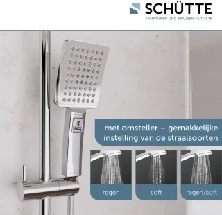 SCHÜTTE Mallorca Regendouchesysteem Chroom 95 cm