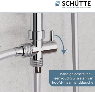 SCHÜTTE Mallorca Regendouchesysteem Chroom 95 cm