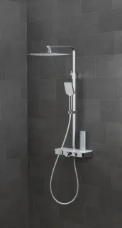 SCHÜTTE Ocean Regendoucheset Thermostatisch Chroom Wit