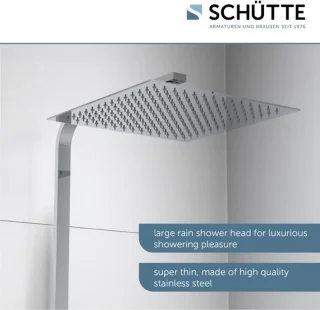 SCHÜTTE Ocean Regendoucheset Thermostatisch Chroom Wit