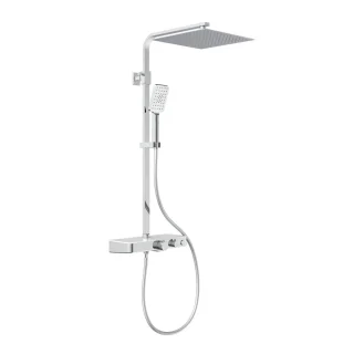 SCHÜTTE Ocean Regendoucheset Thermostatisch Chroom Wit